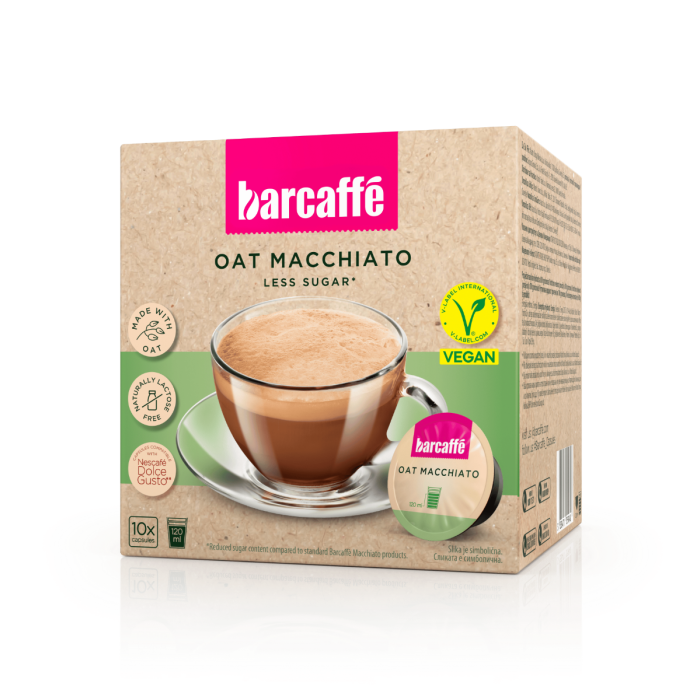 Barcaffè Oat Macchiato Less Sugar