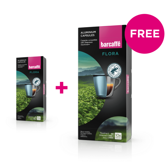 Barcaffè Flora 1+1 Gratis