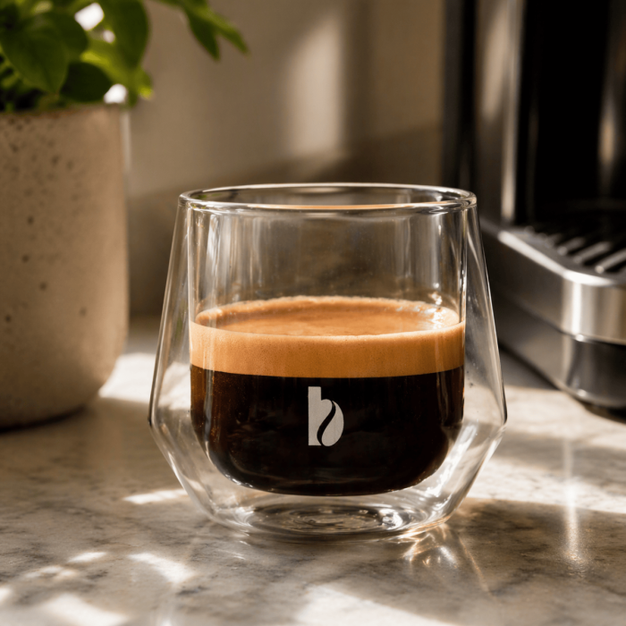 Barcaffè espresso staklena šalica