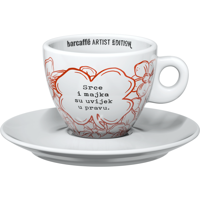 Srce i majka cappuccino