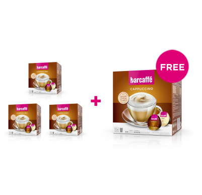 Barcaffè Cappuccino 3+1 Gratis
