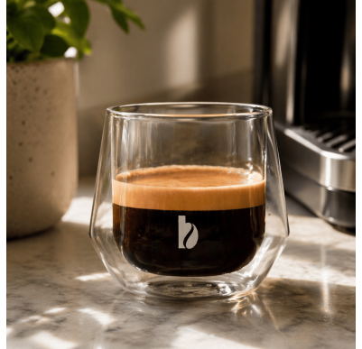 Barcaffè espresso staklena šalica