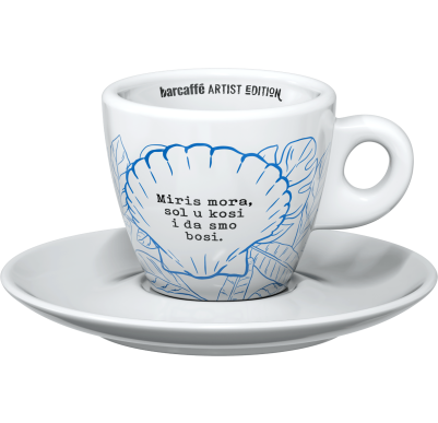 Unikatne Artist Edition šalice za espresso kavu s umjetničkim ilustracijama i inspirativnim citatima.