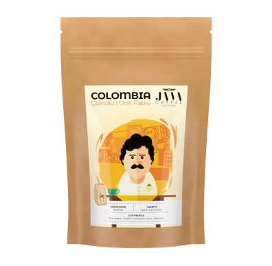 Barcaffè kava u zrnu JAVA COLOMBIA donosi prepoznatljive note jabuke, vanilije i karamele u svakoj šalici.