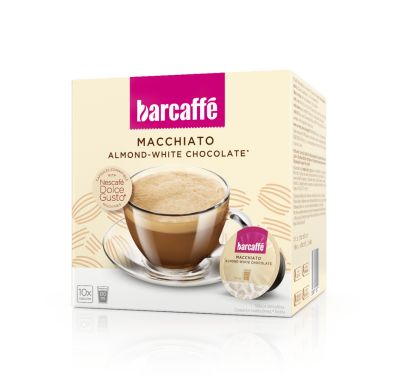 Barcaffè Macchiato Almond-White chocolate kapsule su kompatibilne sa Nescafe Dolce Gusto® aparatima za kavu.