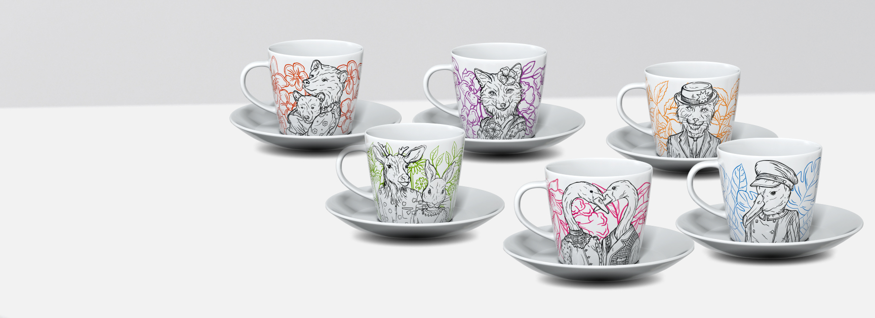 U PONUDI: Set od 6 Barcaffè Artist Edition šalica!